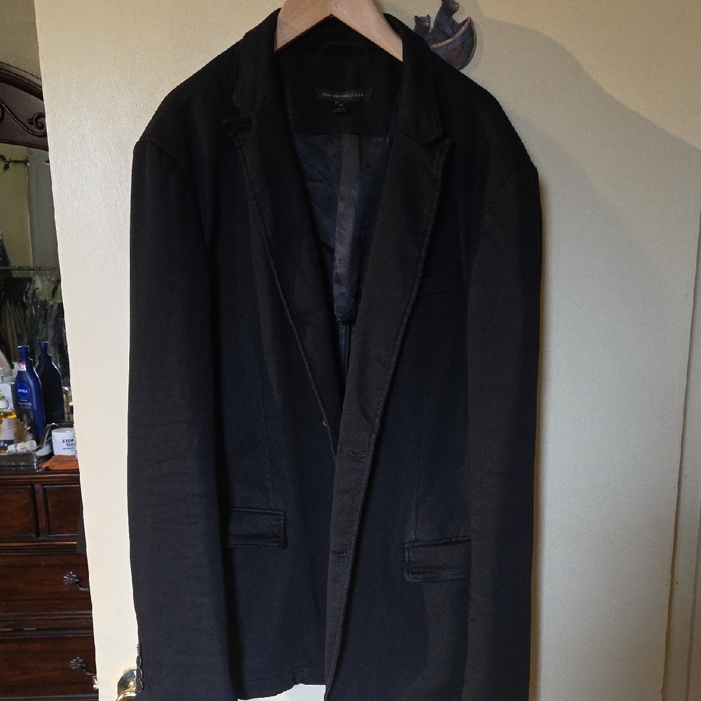 John Varvatos Charcoal Trench Coat